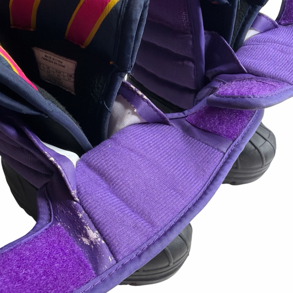 Polo Ralph Lauren Vancouver EZ Snow Boots Girls Sz 5 Fleece Lined Duck Boots - Picture 12 of 14